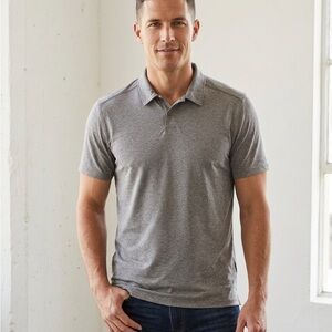 Men's Oakley Heather Green Polo Shirt